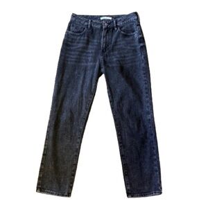 Pacsun acid washed black mom jeans